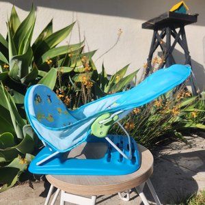 Summer Infant Mother's Touch Deluxe Baby Bather Tub Bathroom Blue Ducks